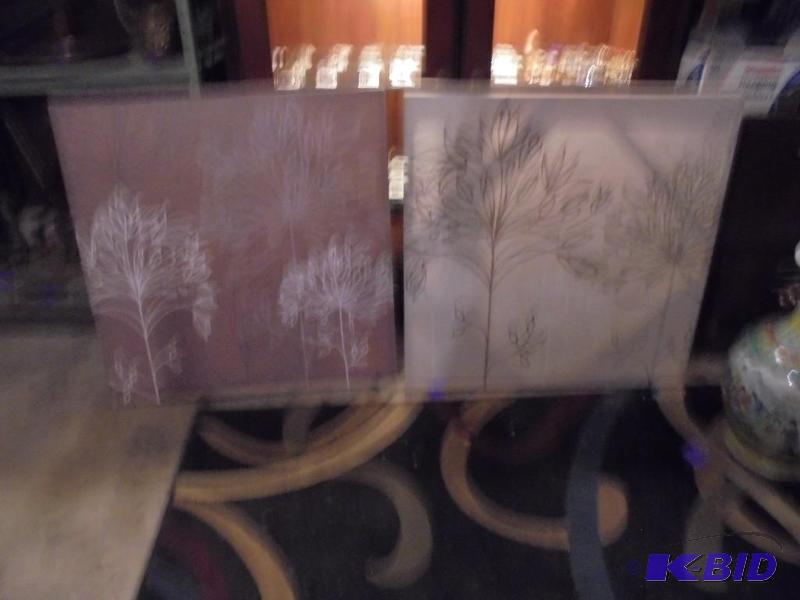 lot 115 image: two large 24 inch plus wall art prints....