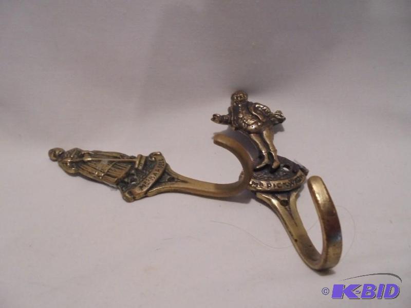 lot 66 image: Pair of solid Brass antique Peerage Made in E...