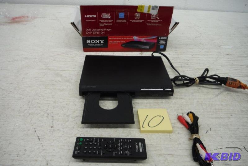 lot 10 image: Sony DVPSR510H DVD Player (Upscaling)