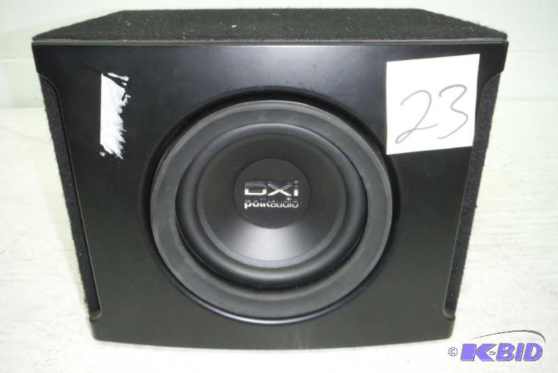 lot 23 image: Polk Audio DXI108 8 Enclosed Subwoofer