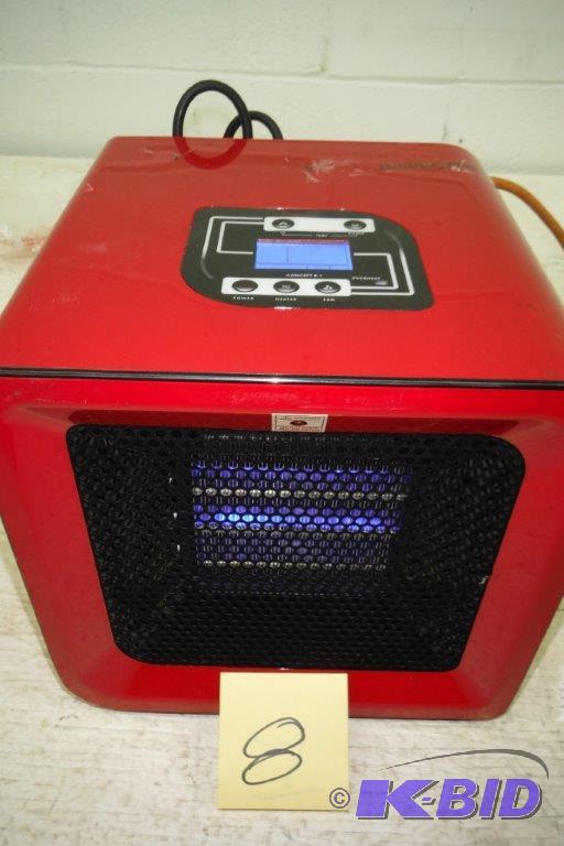lot 8 image: Redcore - R1 Infrared Room Heater - red