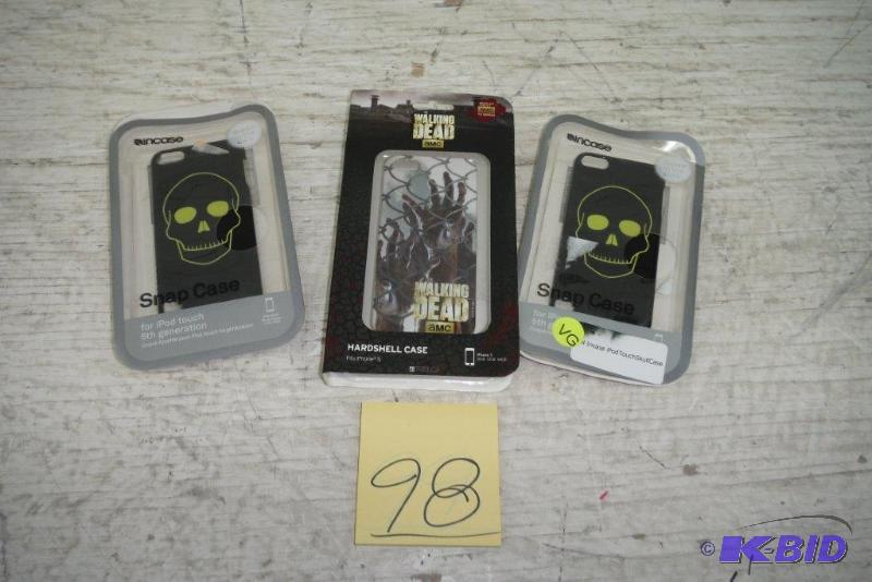 lot 98 image: Lot of 3 iPhone Cases