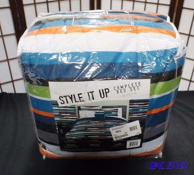 New alcove Multi Color  Stripe Set  Sheet S...
