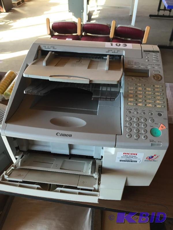 lot 103 image: Canon internet fax  copier (printer)....