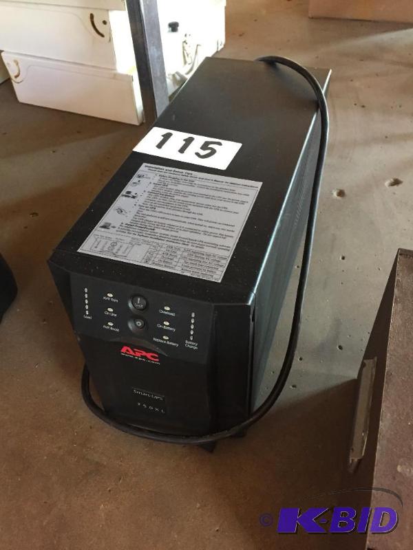 lot 115 image: APC battery back up power supply. Untested....