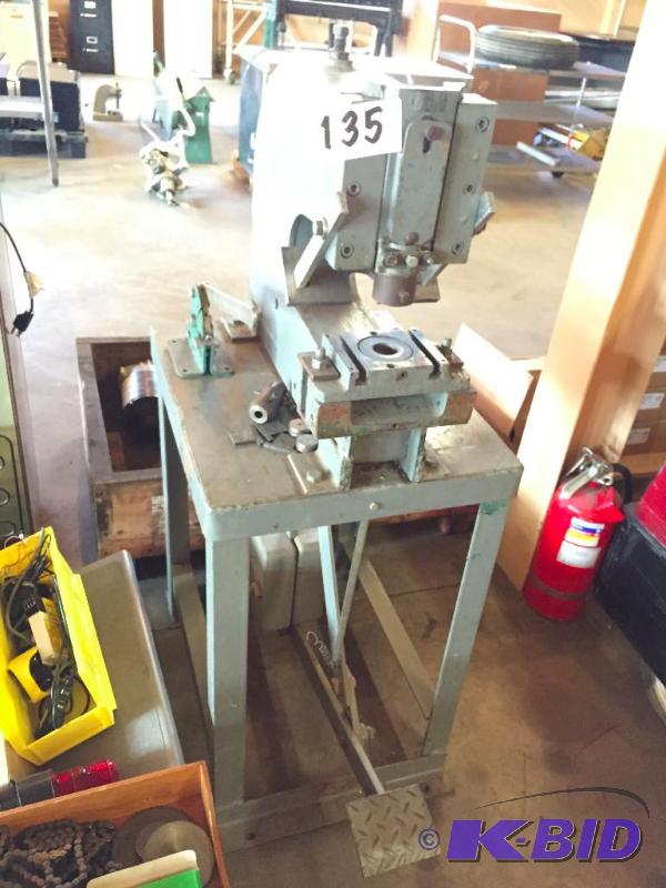 lot 135 image: Whitney Jensen foot press....