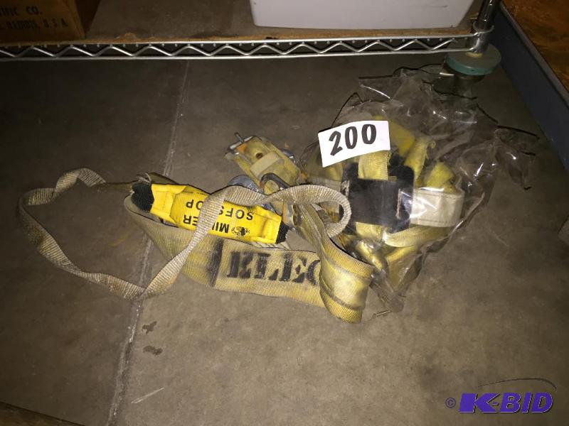 lot 200 image: Lot of misc. fall arrest safety devices....
