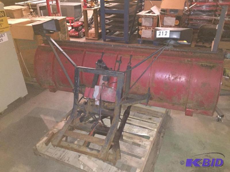 lot 212 image: Vehicle snow plow with mount....