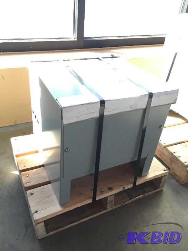 lot 22 image: Electric transformer. Looks new....