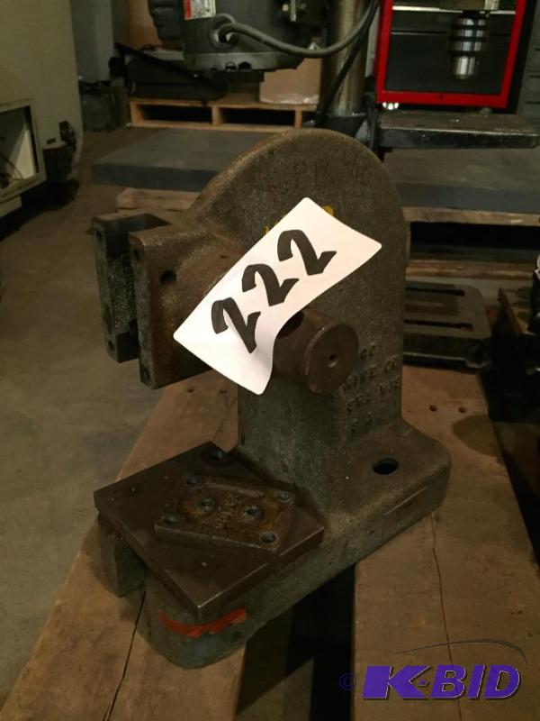 lot 222 image: Famco arbor press. Needs some parts....