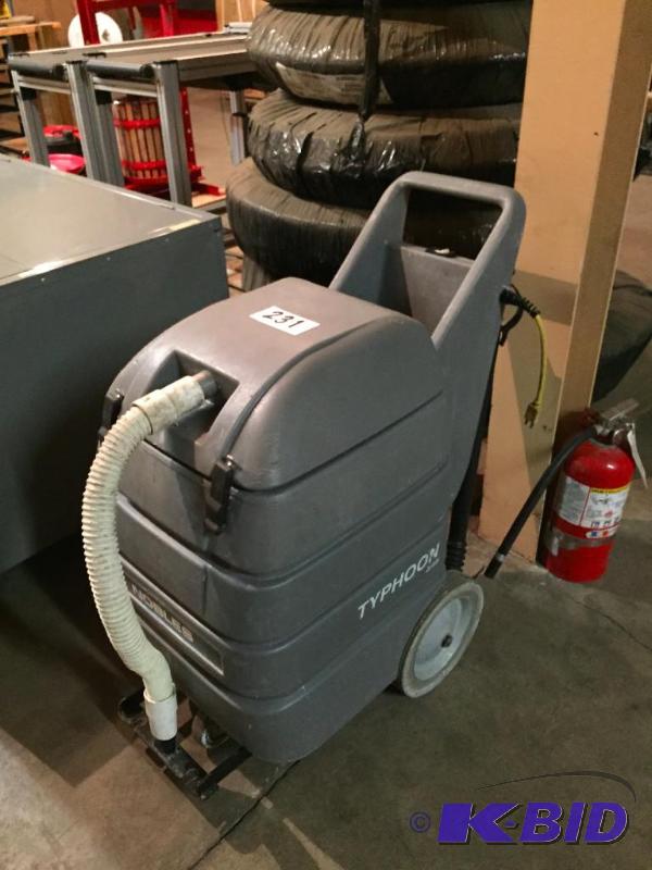 lot 231 image: Nobles Typhoon floor cleaner machine....