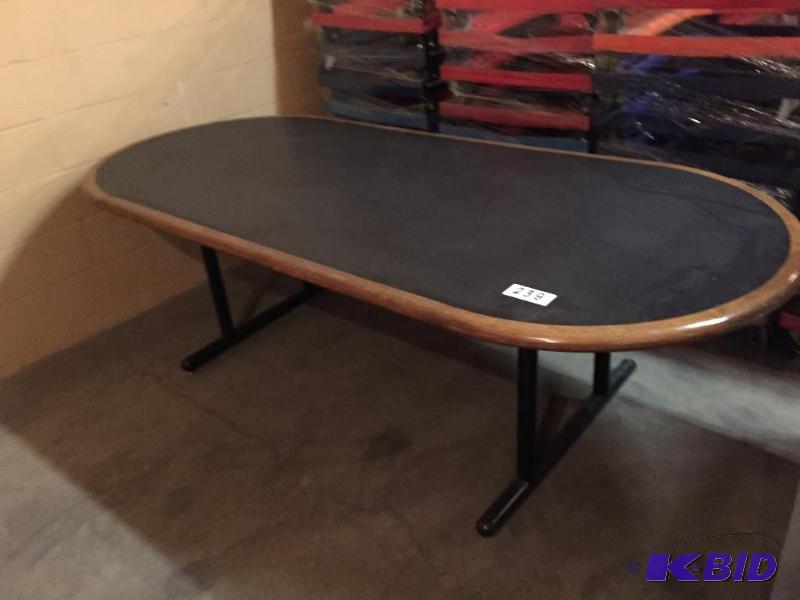 lot 239 image: Oval office  conference table....
