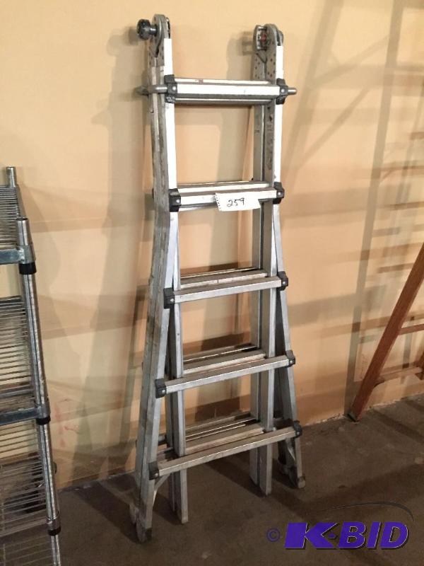 lot 259 image: Little Giant style aluminum multi-purpose ste...