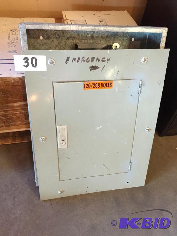 lot 30 image: Electric breaker panel...