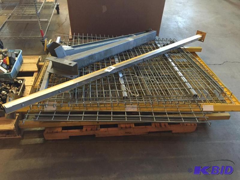 lot 38 image: Misc. pallet racking accessories....