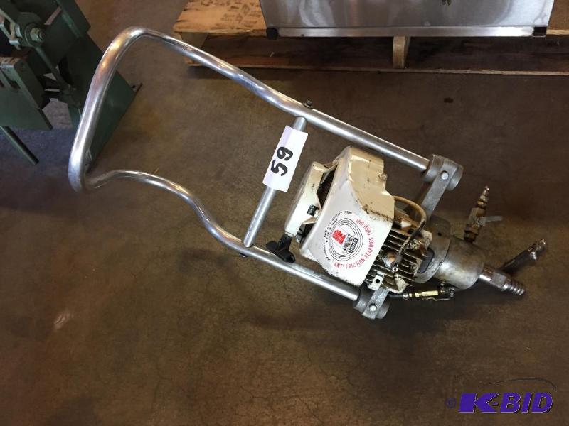 lot 59 image: Gas motor with rotary output....