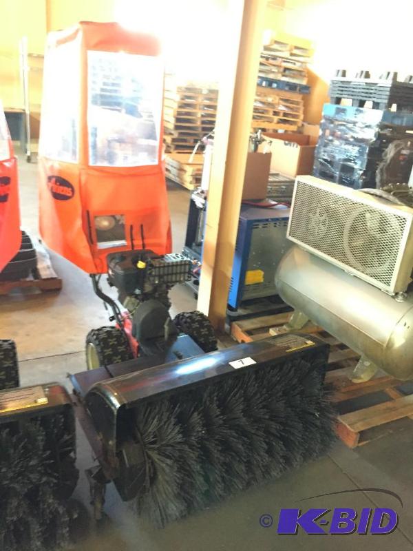 lot 7 image: Snow blower  sweeper with headlight and cab ...
