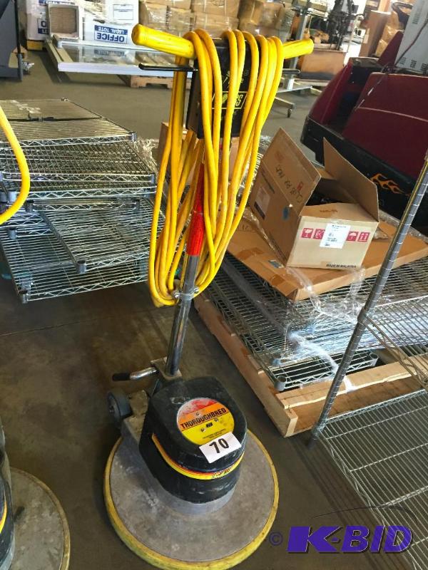 lot 70 image: NSS Thoroughbred floor scrubber  buffer....