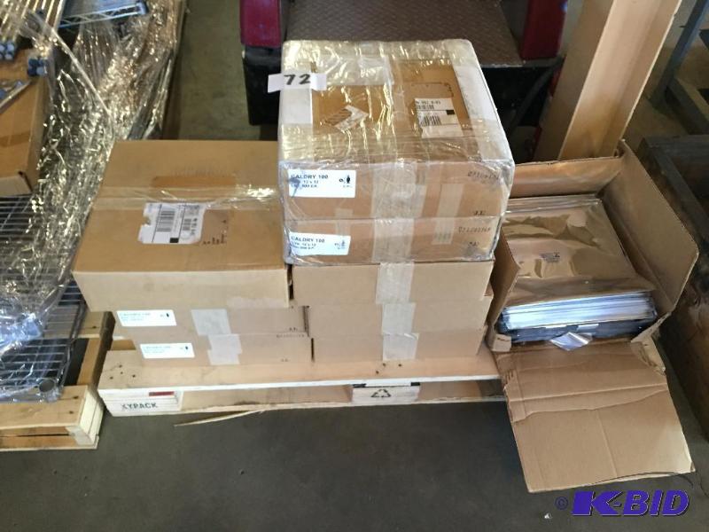lot 72 image: 9 boxes of water  static proof bags....