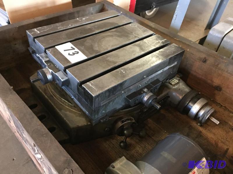 lot 73 image: Advance cross slide rotary table....