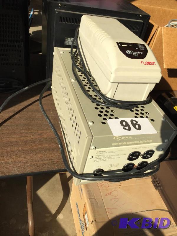 lot 96 image: 2 power units....