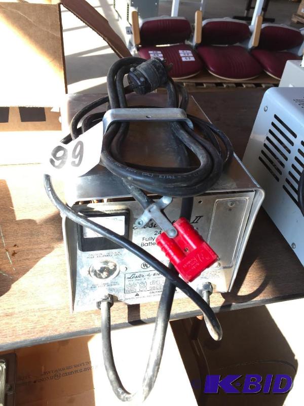 lot 99 image: 24v battery charger....