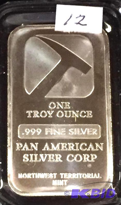 1oz Pan American Silver Bar