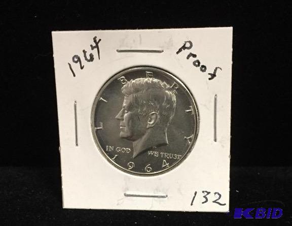 1964 Kennedy Silver Half Proof BU