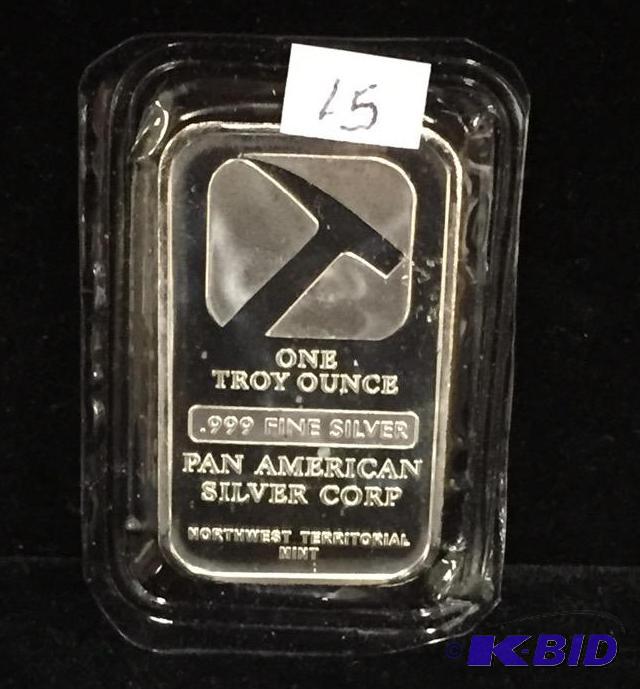 1oz Pan American Silver Bar