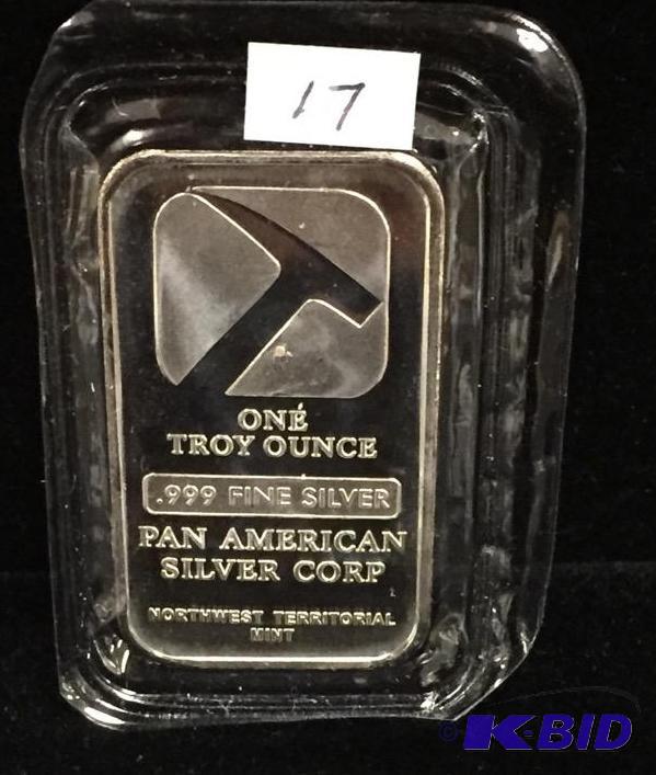 1oz Pan American Silver Bar