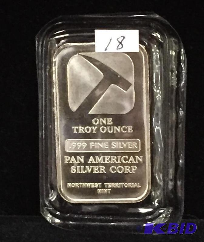 1oz Pan American Silver Bar