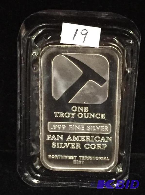 1oz Pan American Silver Bar
