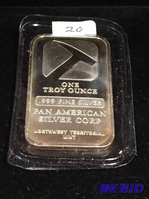 1oz Pan American Silver Bar