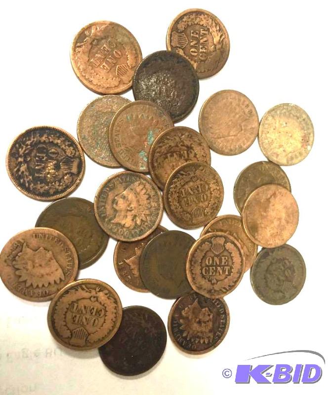 23 Indian Head Cents