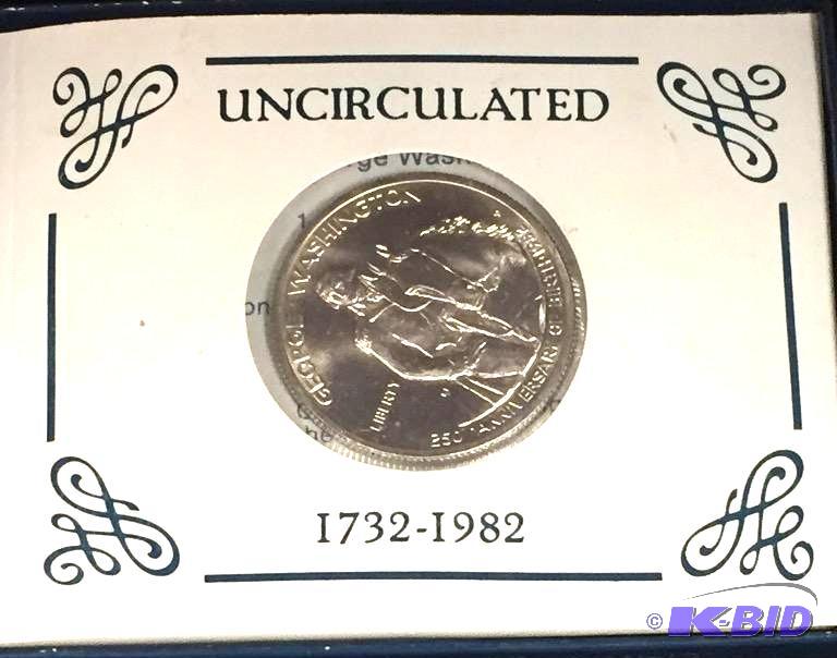 1982 George Washington 12 Troy oz Silver