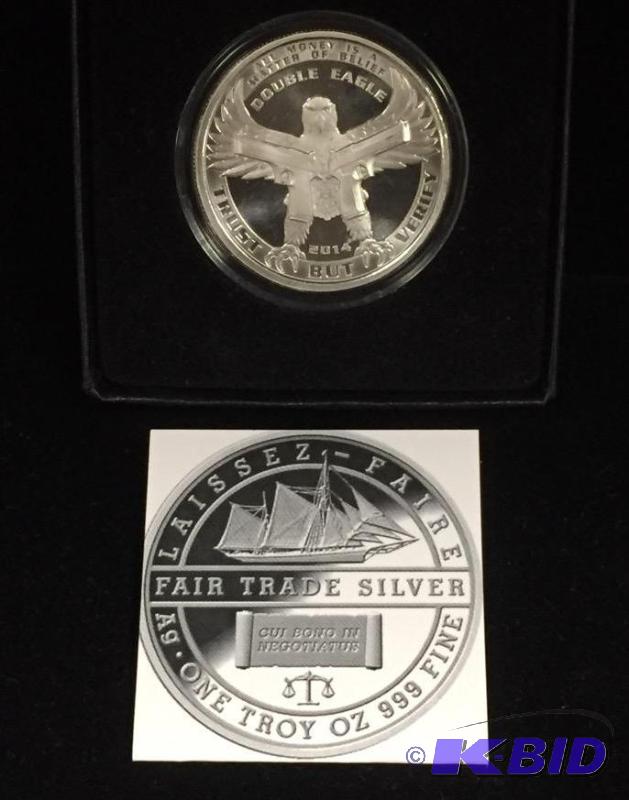 Fair Trade Silver Double Eagle Proof