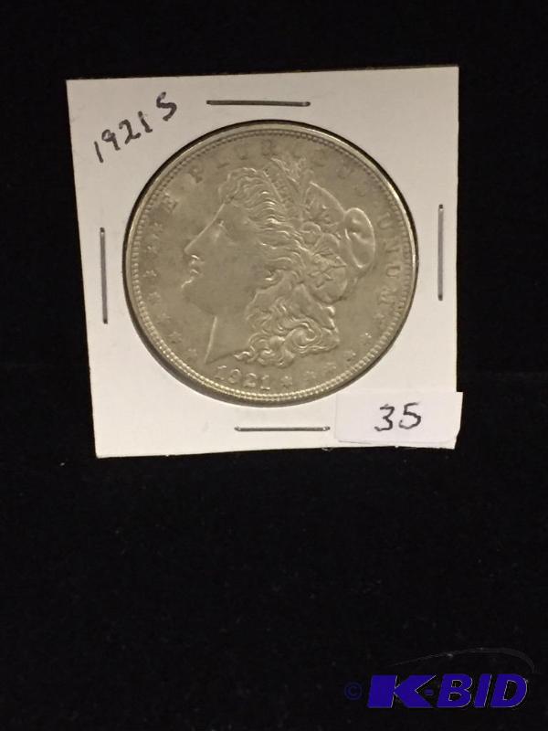 1921-S Morgan Silver Dollar