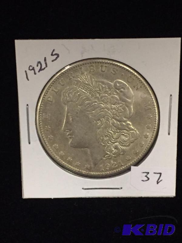 1921-S Morgan Silver Dollar
