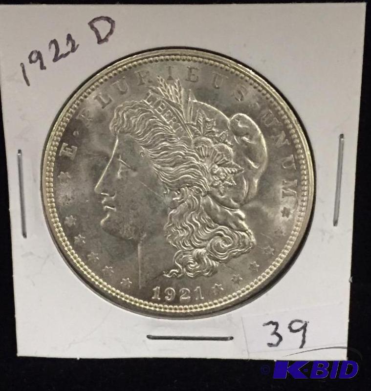 1921-D Morgan Silver Dollar