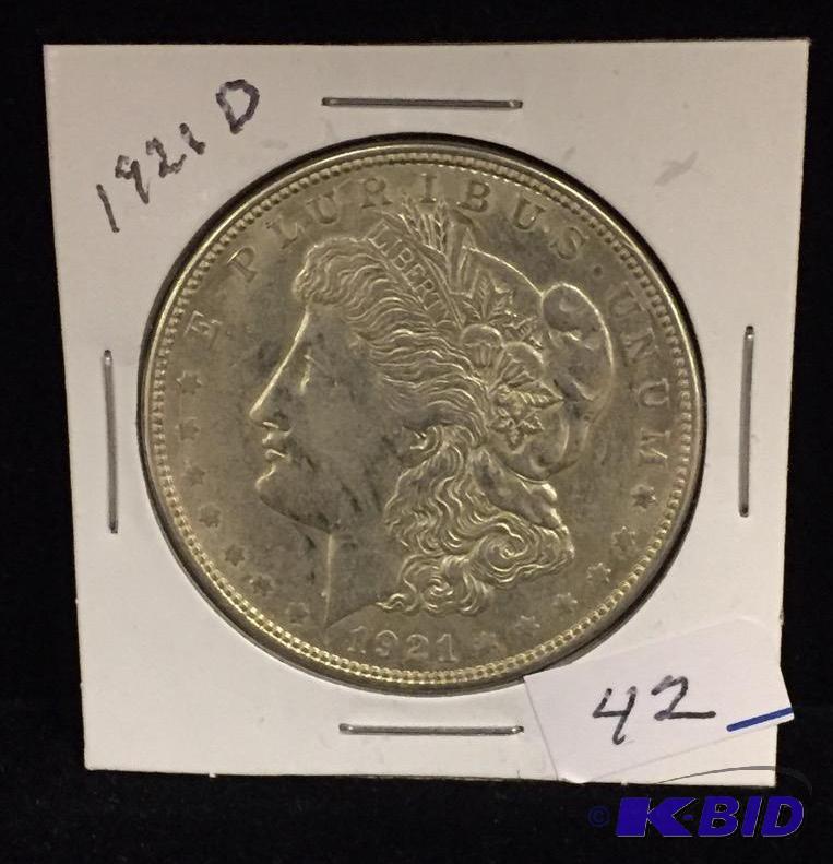 1921-D Morgan Silver Dollar