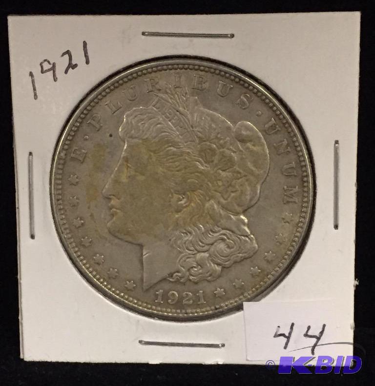 1921-P Morgan Silver Dollar