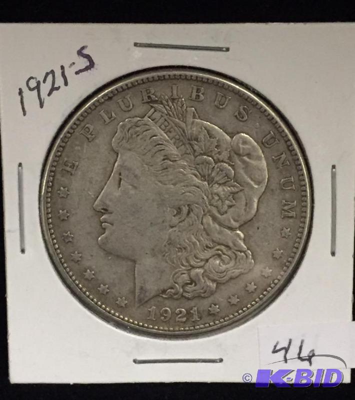 1921-S Morgan Silver Dollar