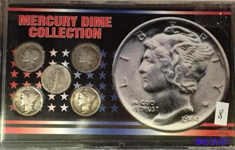 Mercury Silver dime Collection