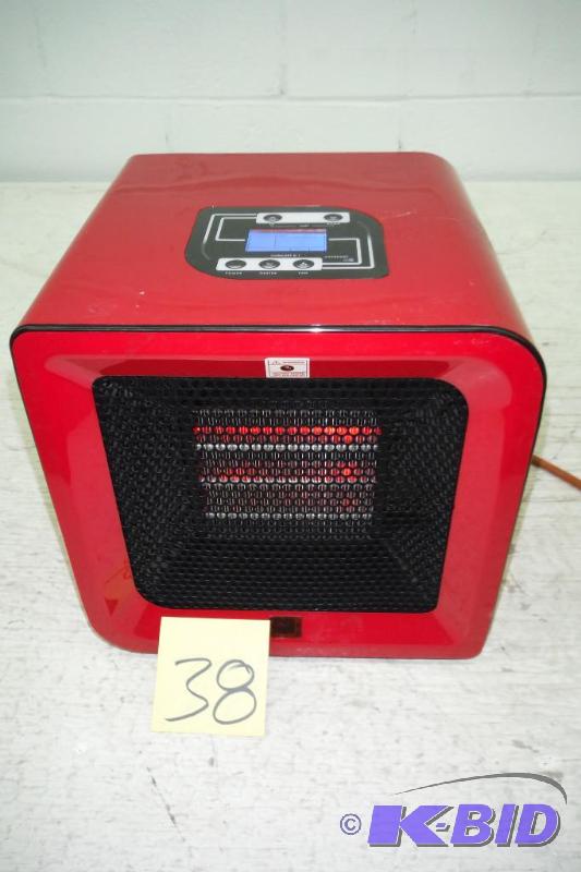 lot 38 image: Redcore - R1 Infrared Room Heater - Red