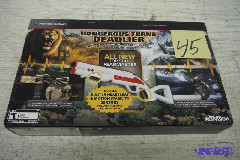 lot 45 image: Cabelas Dangerous Hunts Gun - Playstation 3 No Game