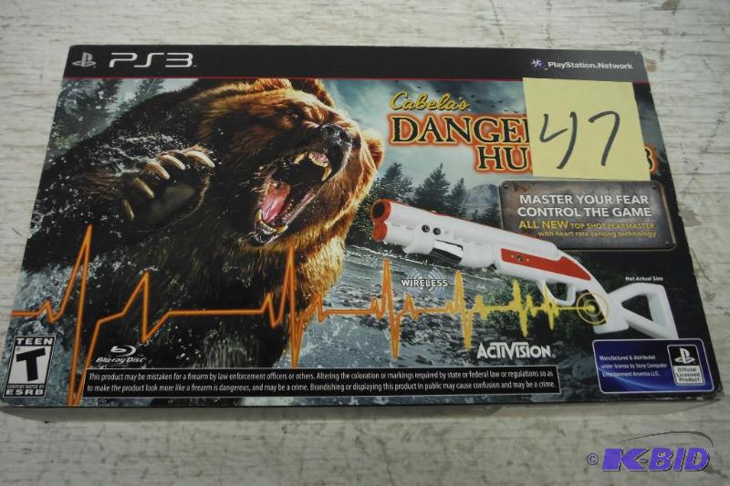 lot 47 image: Cabelas Dangerous Hunts Gun - Playstation 3 No Game