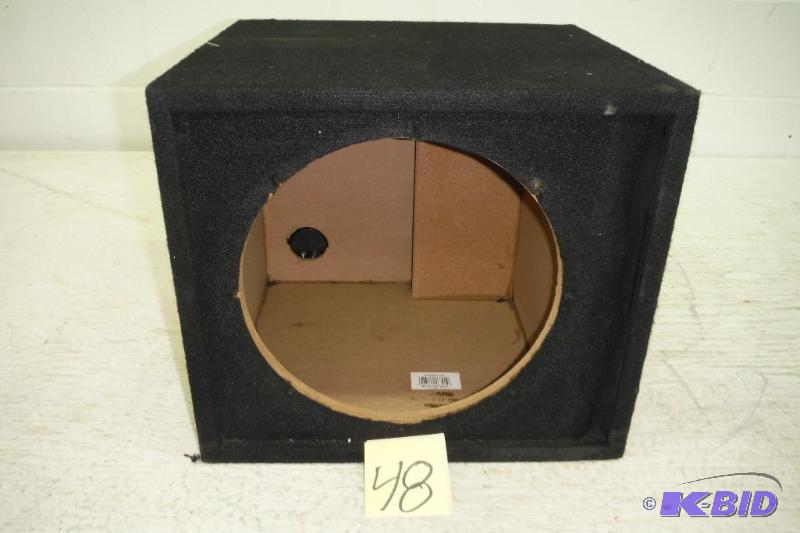 lot 48 image: 12 Ported Subwoofer Box, New