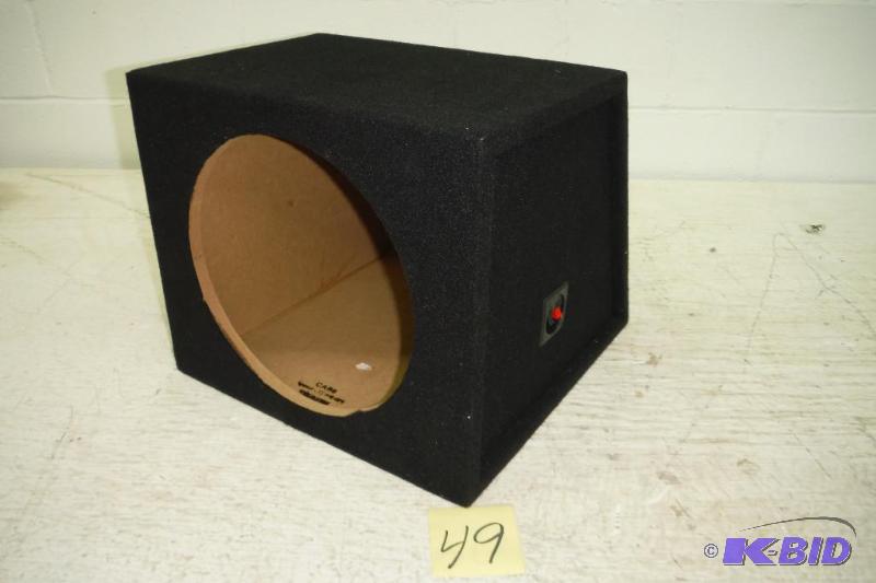 lot 49 image: 12 Subwoofer Box, New