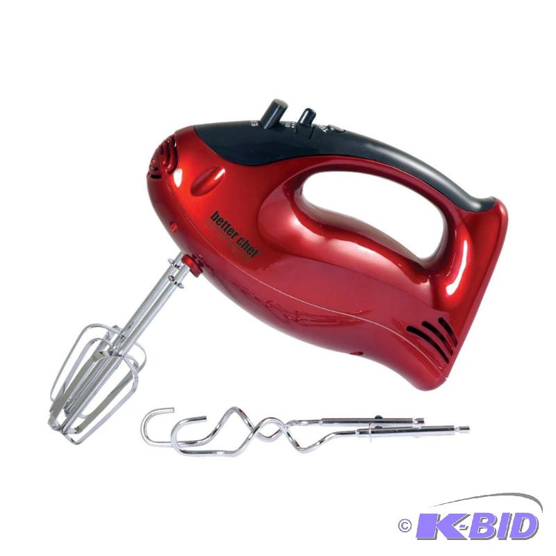 lot 53 image: Better Chef IM-811R 5 Speed Red Turbo Mixer