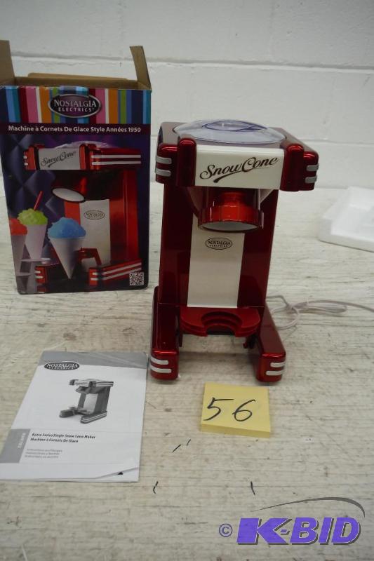 lot 56 image: Nostalgia Electrics RSM702 Retro Series Single Snow Cone Maker